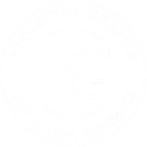 Logo projectes grafics para el footer